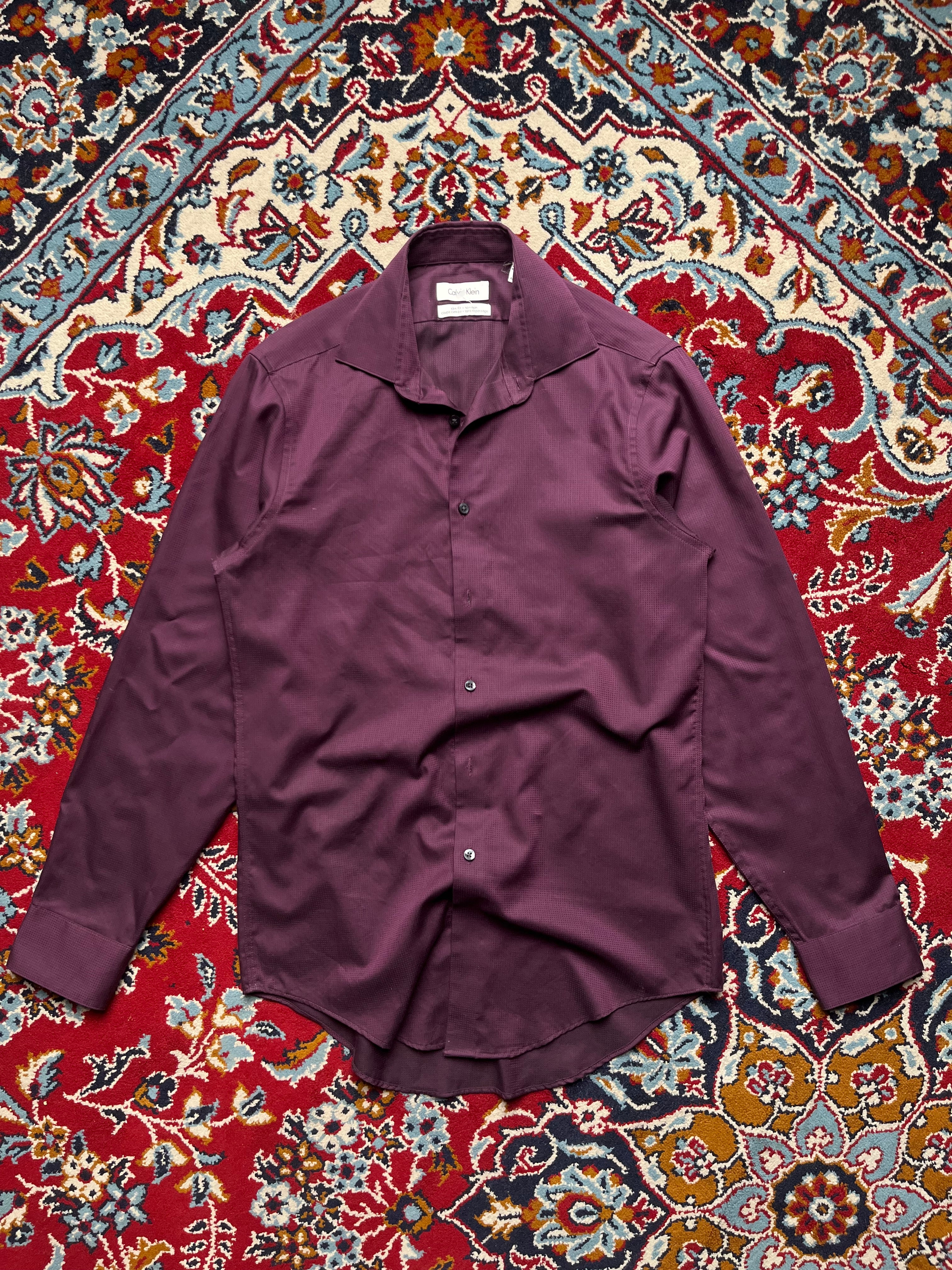 Calvin Klein Slim Fit Non-Iron Button Down Shirt - S