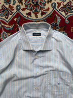Burberry London Striped Button Down Shirt - L
