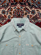 Polo Ralph Lauren Sport Checkered Cotton Button Down Shirt - L