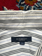 Burberry London Striped Button Down Shirt - M