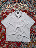 Vintage Adidas 2000s Light Grey Technical Track Shirt - M