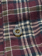 Wrangler Vintage Plaid Cotton Flannel Button Down Shirt - L