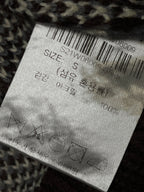 Vintage 316 Standard Argyle Knit Chunky Fuzzy Textured Crewneck Sweater - M