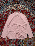 Mango Man Red White Striped Oxford Button Down Shirt - S