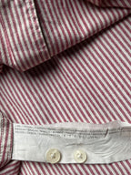 Mango Man Red White Striped Oxford Button Down Shirt - S