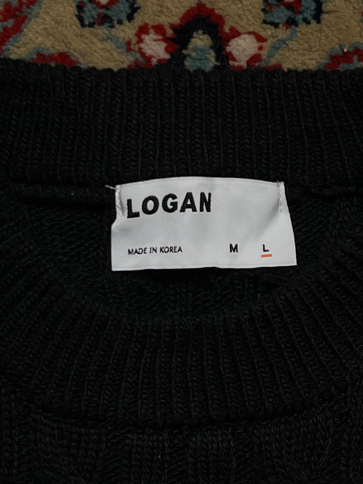Logan Korea Chunky Cable Knit Crewneck Sweater - M
