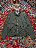 Tommy Hilfiger Dark Green Boxy Cropped Fit Button Down Shirt - L