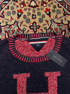 Tommy Hilfiger Marled Chunky Knit Crewneck Pullover Sweater - M