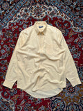 Lands' End Yellow Oxford Button Down Shirt - XL