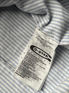 G-Star RAW 3301 Striped Cotton Button Down Shirt - M