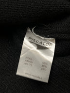 Vintage Piscator Spellout Knit Wool Crewneck Sweater - M