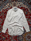Polo Ralph Lauren Light Grey Slim Fit Micro-Pattern Button Down Shirt - M