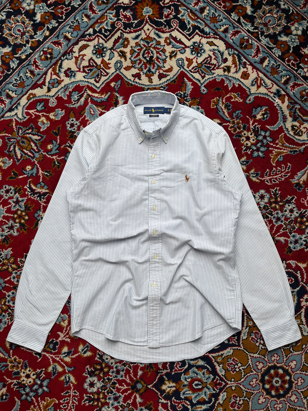Polo Ralph Lauren Classic Fit Striped Oxford Button Down Shirt - S