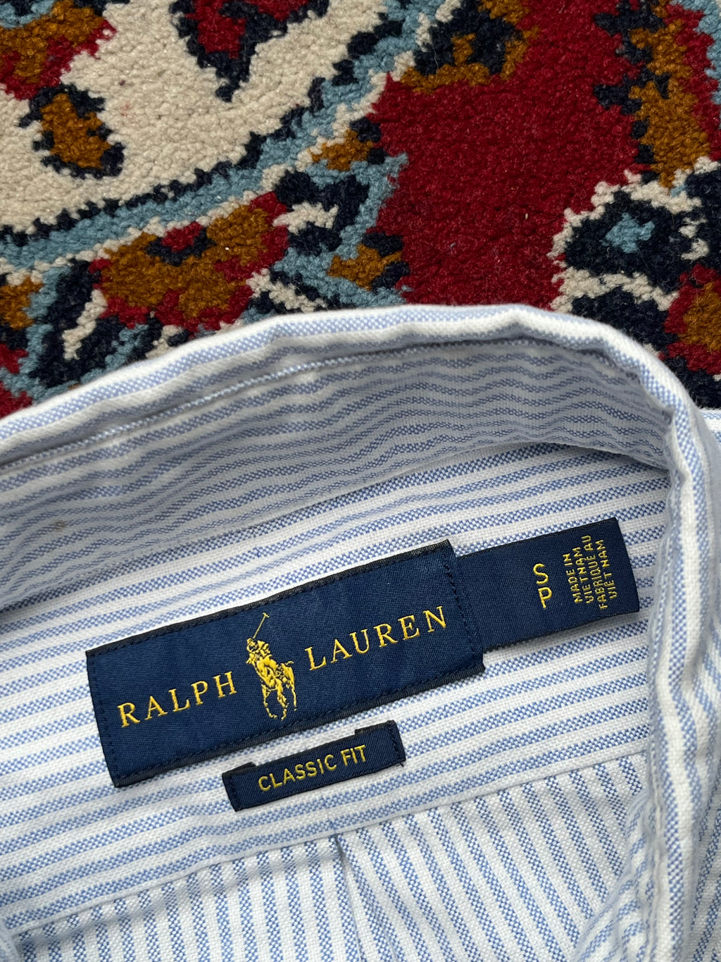 Polo Ralph Lauren Classic Fit Striped Oxford Button Down Shirt - S
