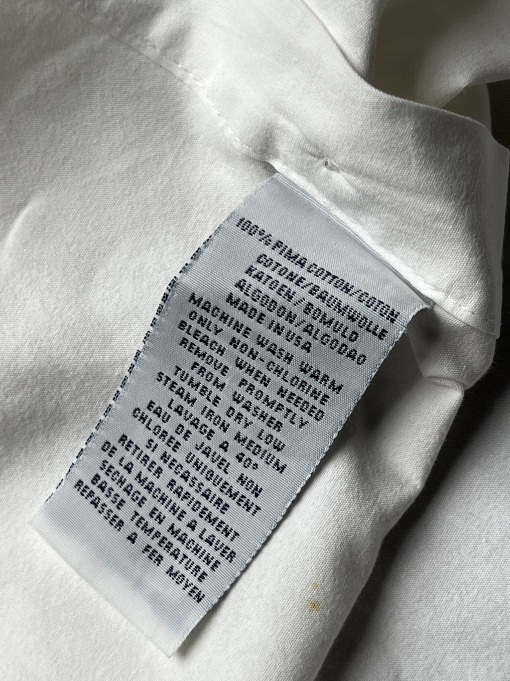 Polo Ralph Lauren Custom Fit Crest Embroidered White Button Down Shirt - M