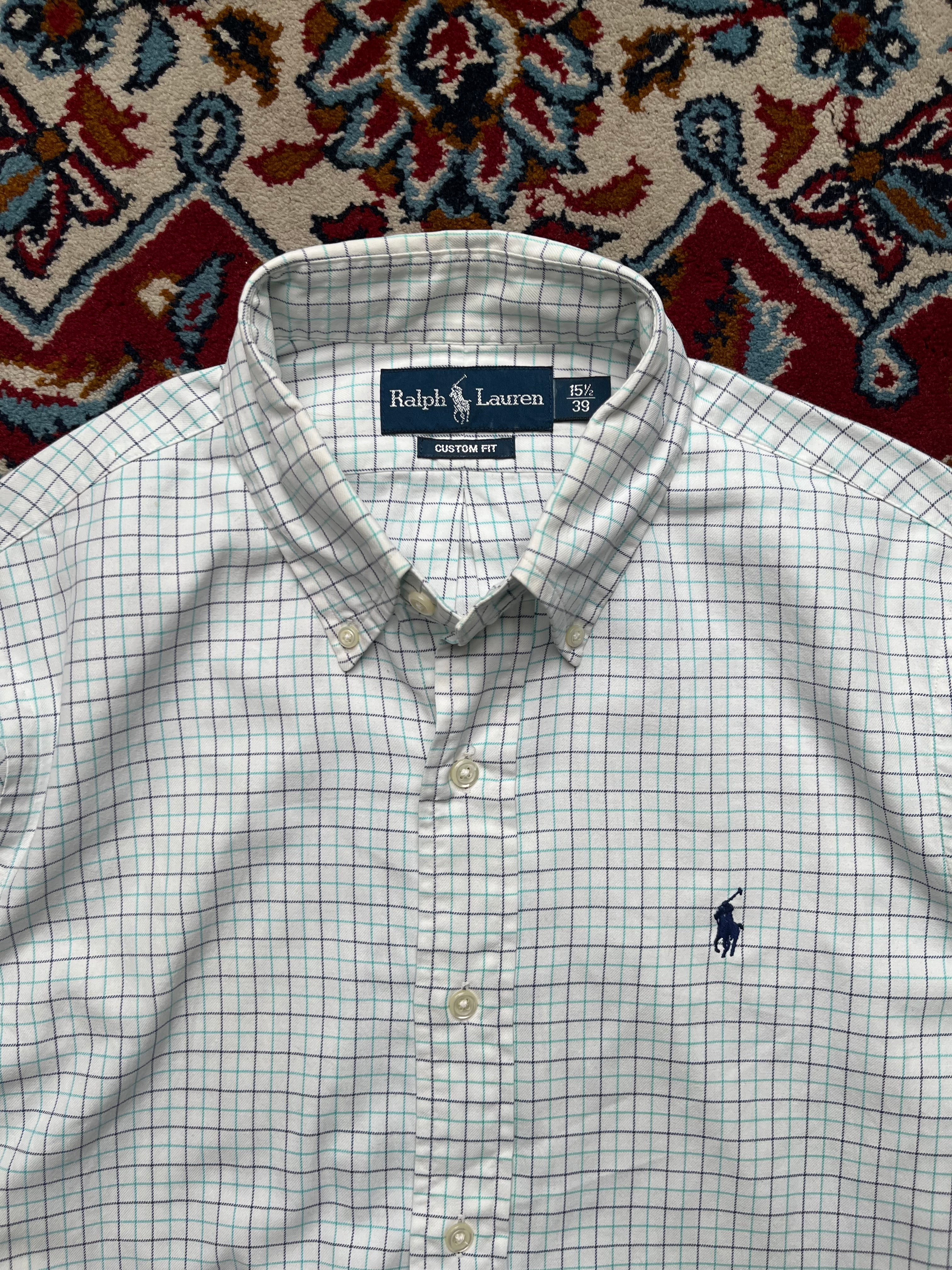 Polo Ralph Lauren Custom Fit Checked Button Down Shirt - M