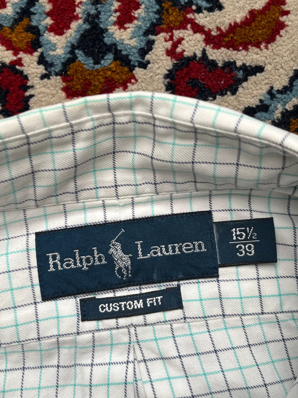 Polo Ralph Lauren Custom Fit Checked Button Down Shirt - M