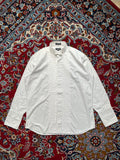 Christian Dior Monsieur Tuxedo Pleated White Button Down Shirt - L