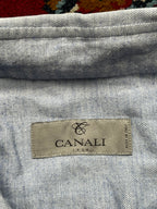 Canali Light Blue Oxford Soft Cotton Button Down Shirt - M