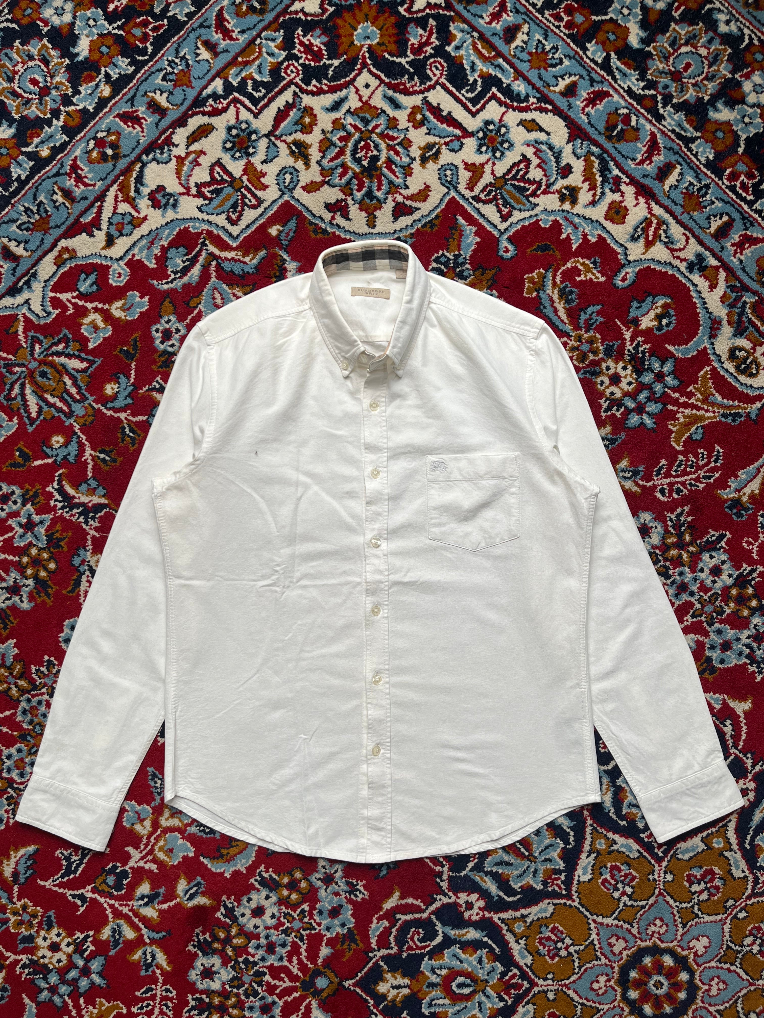 Burberry Brit White Oxford Cotton Button Down Shirt - M
