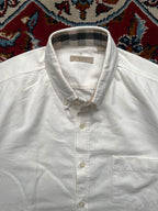 Burberry Brit White Oxford Cotton Button Down Shirt - M