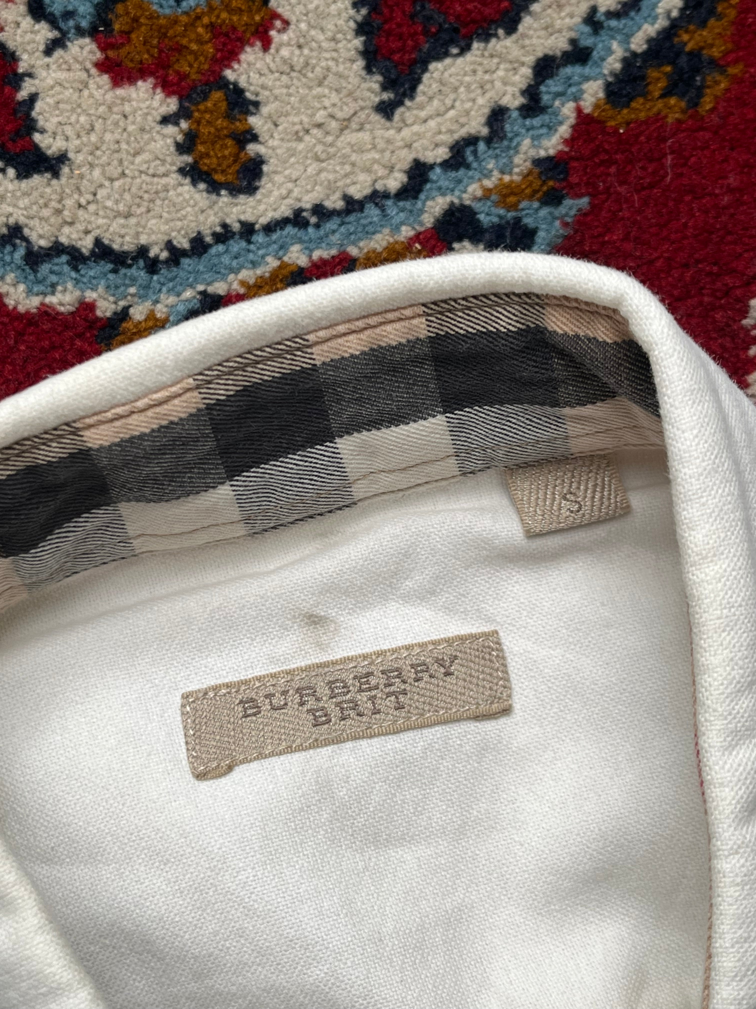 Burberry Brit White Oxford Cotton Button Down Shirt - M