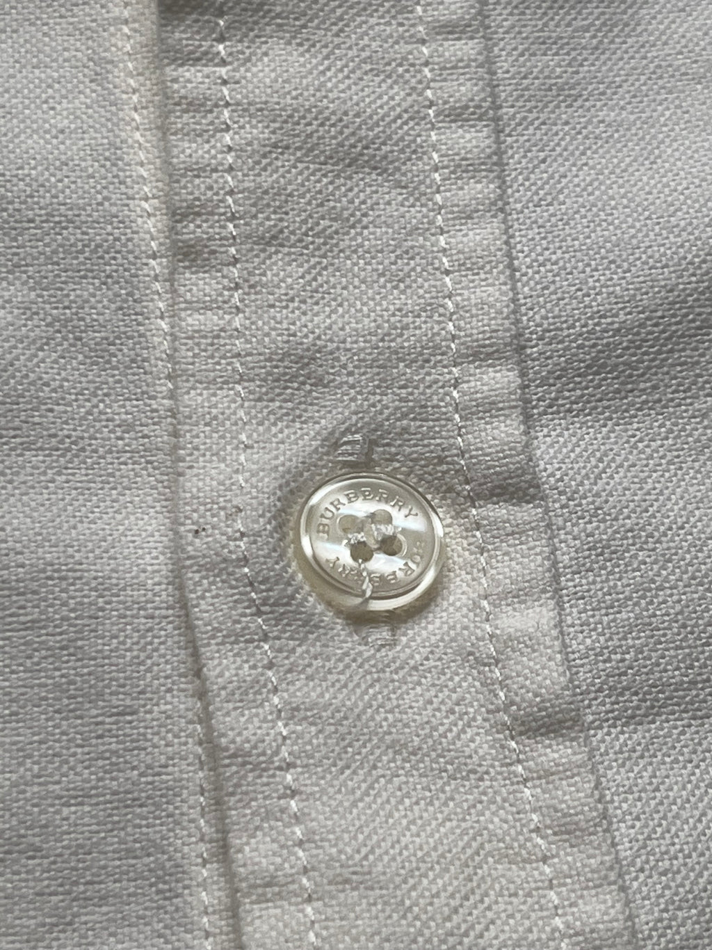 Burberry Brit White Oxford Cotton Button Down Shirt - M