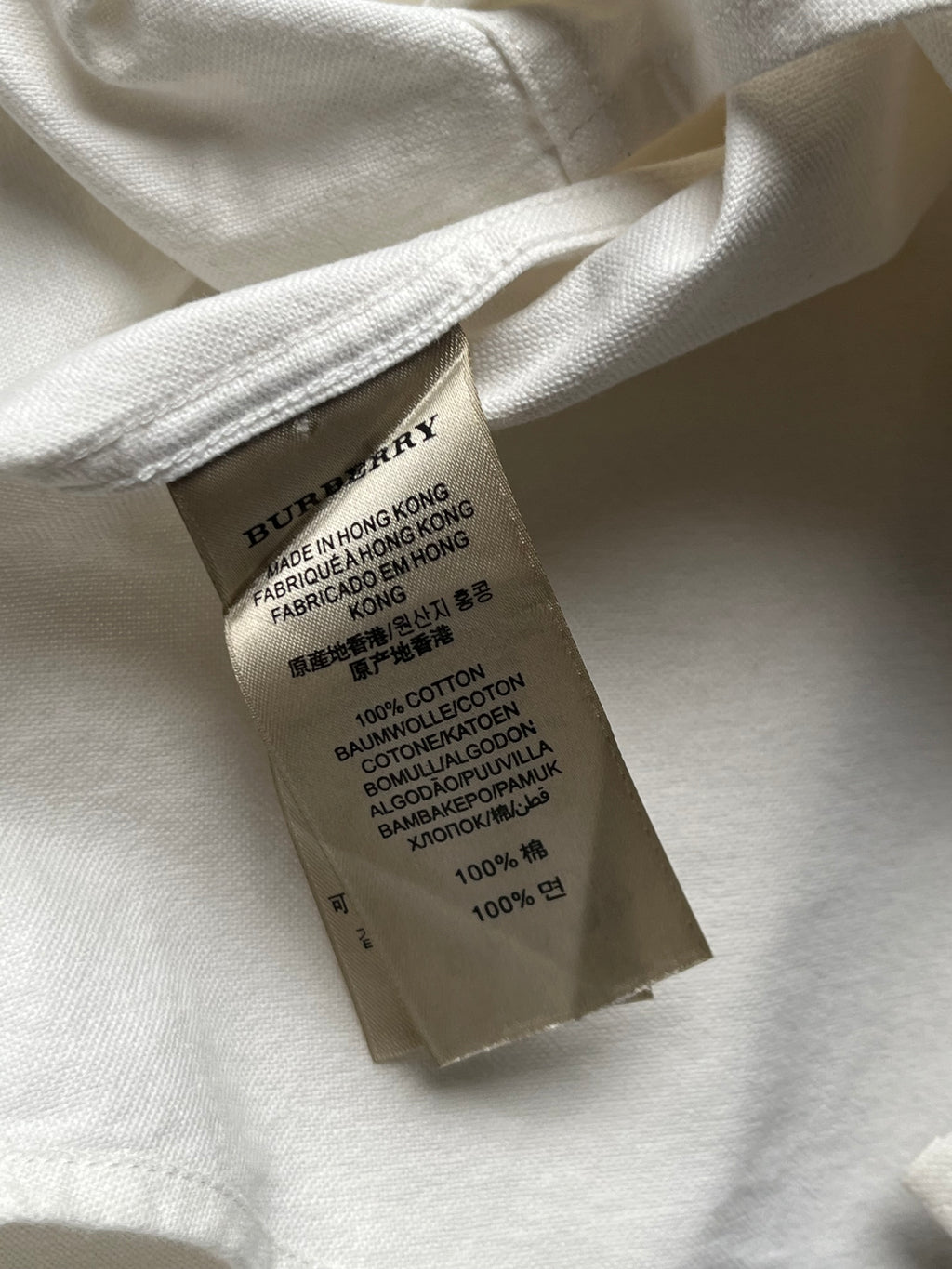Burberry Brit White Oxford Cotton Button Down Shirt - M