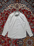 UNIQLO Light Gray Fine Corduroy Button Down Shirt - S