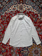 UNIQLO Light Gray Fine Corduroy Button Down Shirt - S
