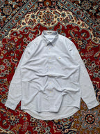 Giordano Classics Light Blue Oxford Cotton Loose Fit Button Down Shirt - S