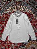 SEMIR Light Grey Contrast Button Down Shirt  - M