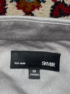 SEMIR Light Grey Contrast Button Down Shirt  - M