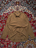 UNIQLO Brown Flannel Casual BUTTON DOWN SHIRT - L