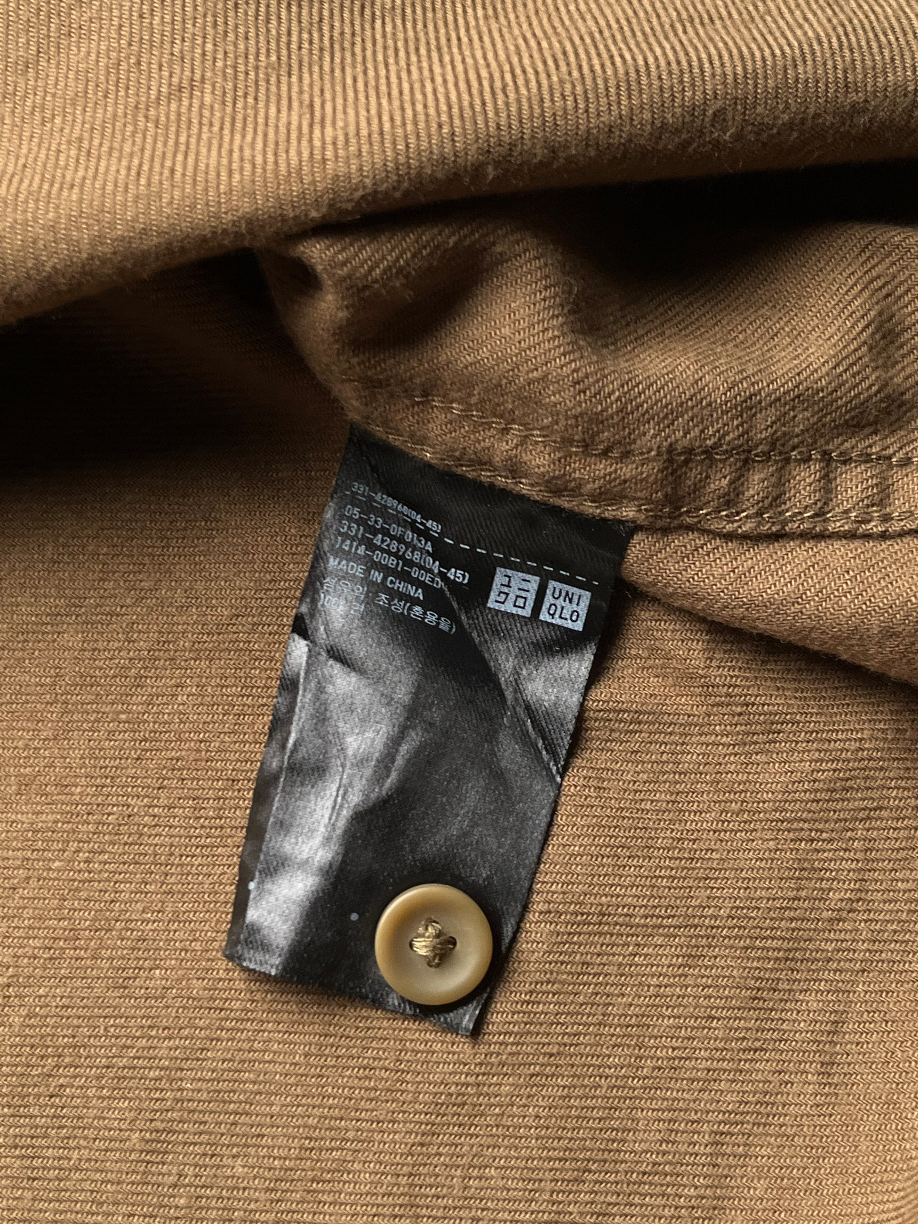 UNIQLO Brown Flannel Casual BUTTON DOWN SHIRT - L