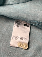 UNIQLO Light Blue Premium Linen BUTTON DOWN SHIRT - S