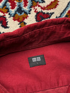 UNIQLO Red Corduroy Button Down Shirt - M