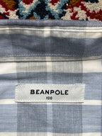 Beanpole Plaid Embroidered Logo Button Down Shirt - M