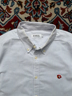KANCO by Liful Minimal Garments Striped Oxford Button Down Shirt - L
