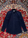 Uniqlo Navy Blue Fine Corduroy Button Down Shirt - S