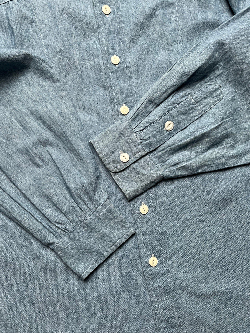 Polo Ralph Lauren Country Vintage Light Blue Chambray Button Down Shirt - L