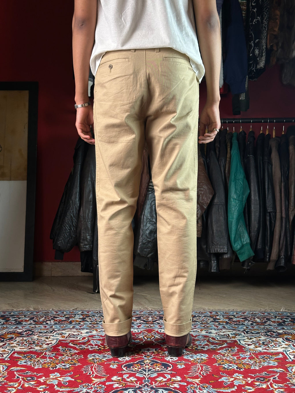 CROCODILE ORIGINAL Classic Khaki Straight FIT Pants - 32
