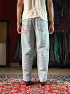 Diesel Dagh Relaxed FIT Light WashED Distressed Graphic JEANS - 34