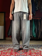 BOOHOOMAN Rhinestone Relaxed Fit Jeans