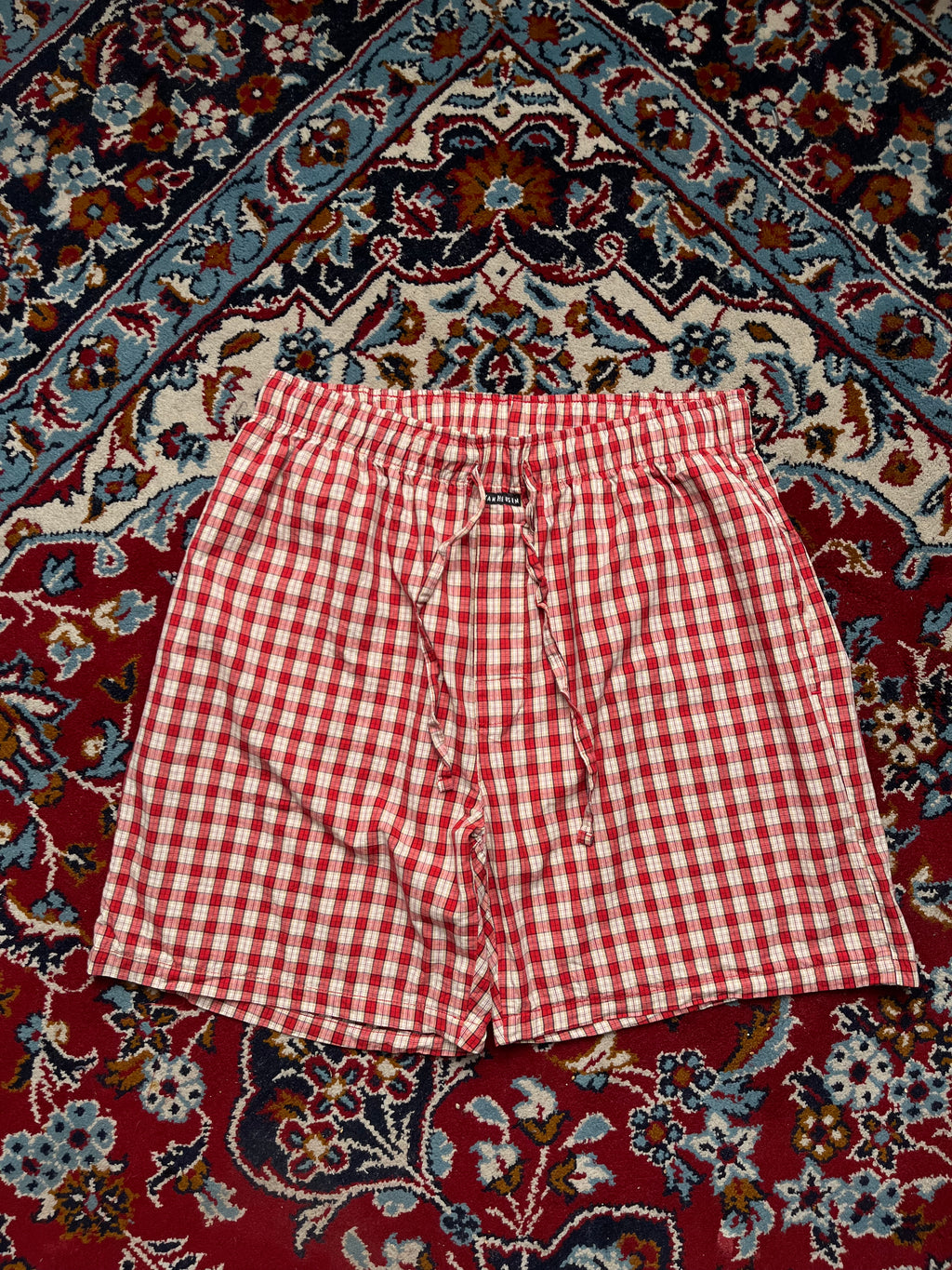 VAN HEUSEN Plaid Sleepwear Lounge Shorts - 30