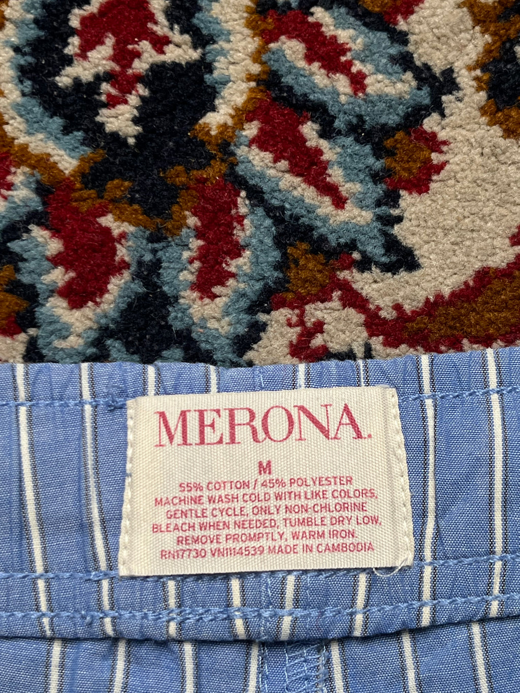 MERONA Striped Sleepwear Lounge Shorts - 34