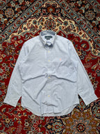 POLO RALPH LAUREN YARMOUTH LIGHT BLUE CHECK BUTTON DOW1N SHIRT - M