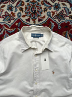 POLO RALPH LAUREN CLASSIC FIT WHITE OXFORD BUTTON DOWN SHIRT - XL