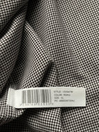 VAN HEUSEN SLIM FIT HOUNDSTOOTH BUTTON DOWN SHIRT - L