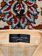 Vintage Jack Nicklaus Plaid Knit Polo Tee - M